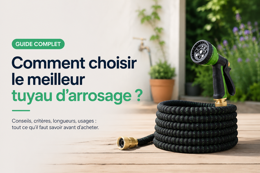 Meilleur tuyau d'arrosage : comment choisir un modèle solide et fiable ?