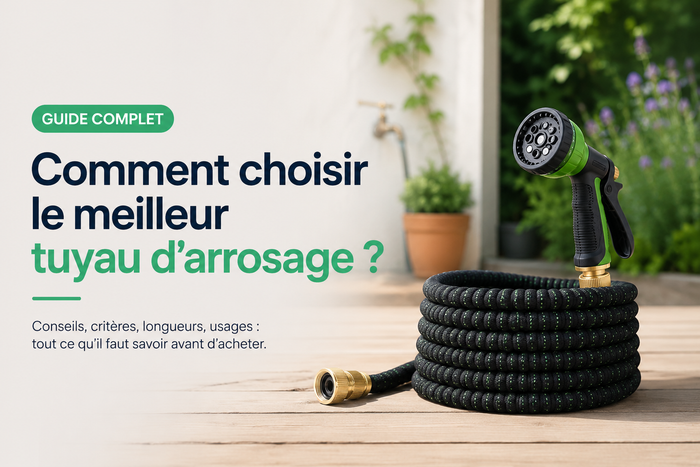 Meilleur tuyau d'arrosage : comment choisir un modèle solide et fiable ?