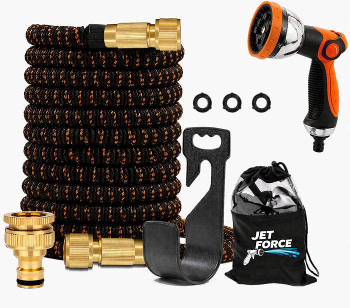 Raccords en laiton d'un tuyau d'arrosage extensible Jet Force